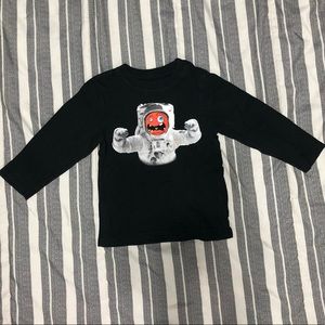 Children’s Place Black Graphic T-Shirt 3T Boy